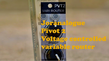Pivot 2 by Joranalogue! Intro and patch examples.