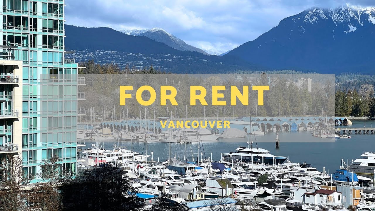 FOR RENT：Water View w/ Pool Furnished 2Br + Den Condo Vancouver 【出租