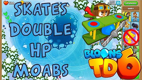 Bloons TD 6 | Skates Double HP Moabs | No MK No Powers Used Walkthrough / Strategy