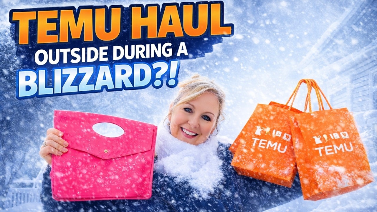 Моя первая покупка на Temu!! На улице в метель. Как создать стильный образ с ограниченным бюджето...