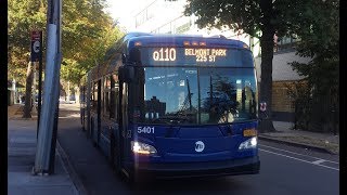 MTA Bus: New Flyer XD60 Xcelsior Artic [#5401] Q110 Bus @ 88th Avenue & Parsons Boulevard