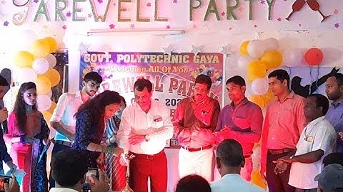G P Gaya farewell party video | Teacher