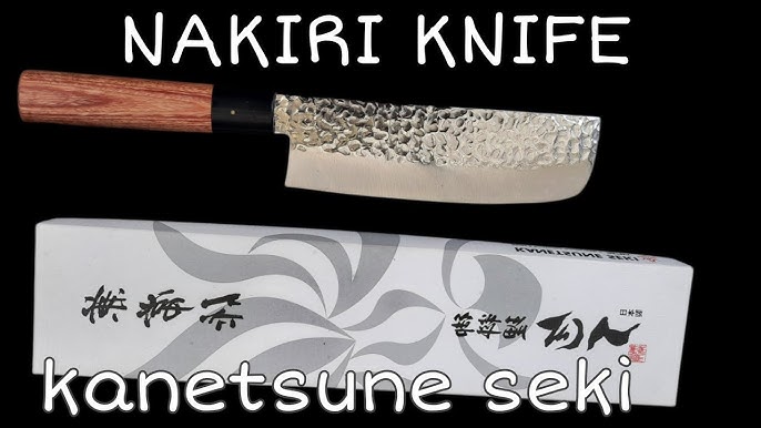 Kanetsune KC-950 DSR-1K6 Stainless Hammered Japanese Chef's Knife SET  (Gyuto180-Slicer210-Santoku-Vegetable-Petty-Mini Deba)