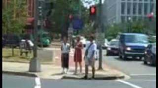 How do blind people cross streets safely?