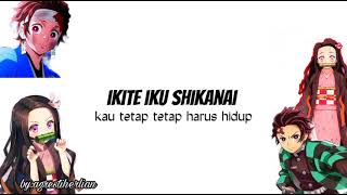 KAMADO TANJIRO NO UTA || LIRIK+TERJEMAH INDONESIA #KIMETSUNOYIBA