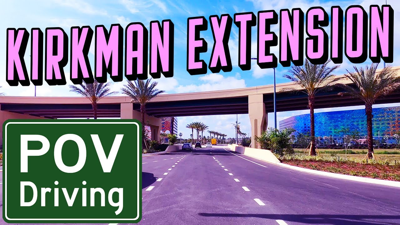 Расширение дороги Киркмана (вид с точки зрения водителя) | Орландо, Флорида