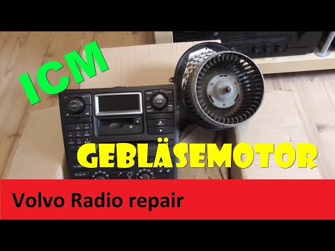 Volvo Radio Steuergerät repair | Infotainment Control Modul ICM repair | Gebläse Motor reparieren