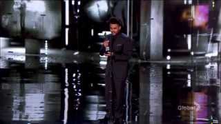 Canada's Walk Of Fame 2014 The Weeknd receives the Allan Slaight award on TV!!