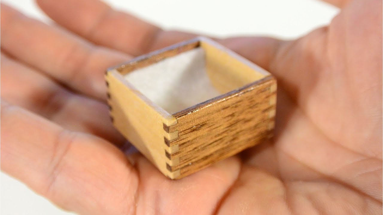 Making small box-joined boxes