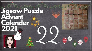 🧩 Jigsaw Puzzle Advent Calendar 2021 | Day 22 Build Timelapse