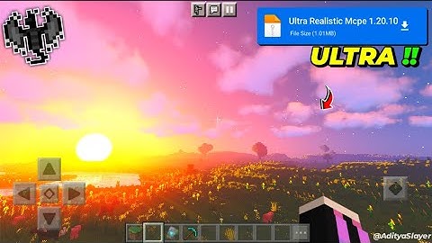 Ultra Realistic Shader For Minecraft Pe 1.20.10 💥 - Render Dragon [ 100% Working ]