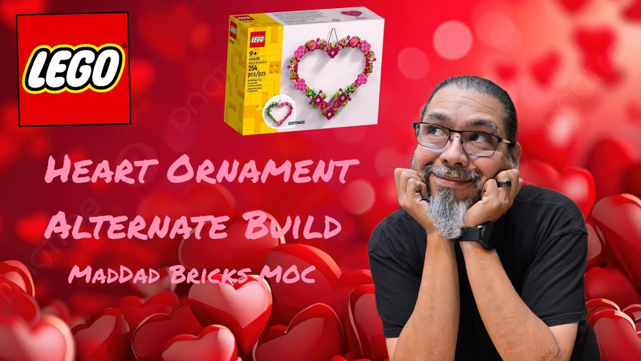 LEGO | Heart Ornament | 40638 | Alternate Build - YouTube