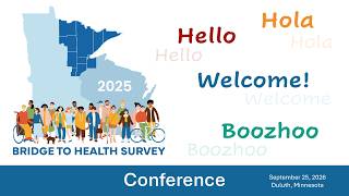 2026 Bridge to Health Survey Conference Regional Data Exploration