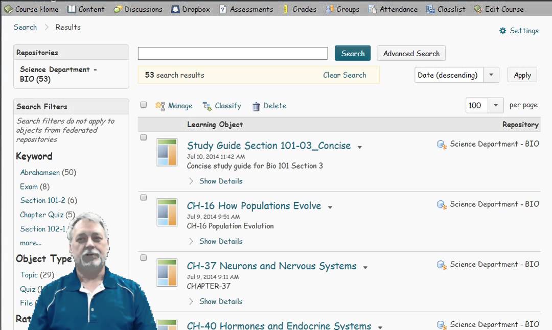 Tom Abrahamsen MTC D2L LOR Success Story - YouTube