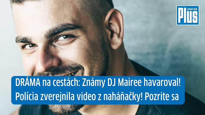 DRÁMA na cestách: Známy DJ Mairee havaroval! Polícia zverejnila video z naháňačky! Pozrite sa