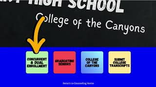 Concurrent Enrollment: Selecting COC Classes