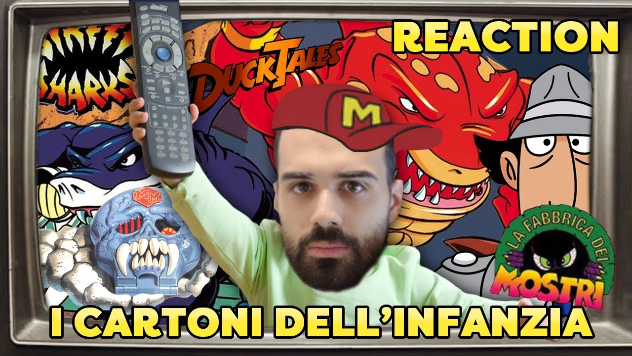 DARIO MOCCIA DISTRUGGE i CARTONI della NOSTRA INFANZIA: STREET SHARKS, MIGHTY MAX, DUCKTALES ecc...