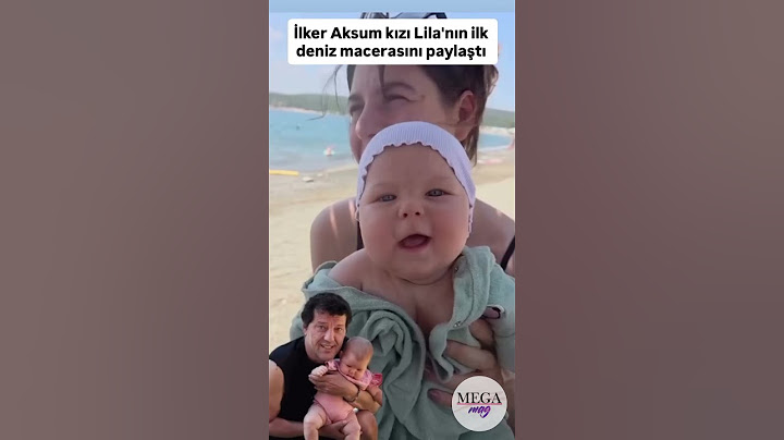 İlker Aksum'un kızı Lila'nın ilk deniz tatili 😍