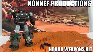 Nonnef Productions War For Cybertron Siege Hound Weapons Set Unboxing And Review