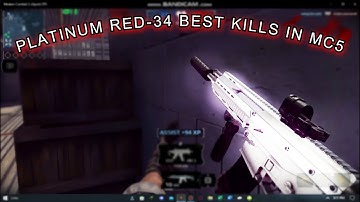 PLATINUM RED-34 BEST KILLS IN Modern Combat 5:Blackout