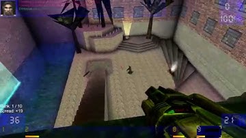 The Video Game Room - Unreal Tournament 1999 - Q2DM1 - The Edge - Multiplayer Gameplay