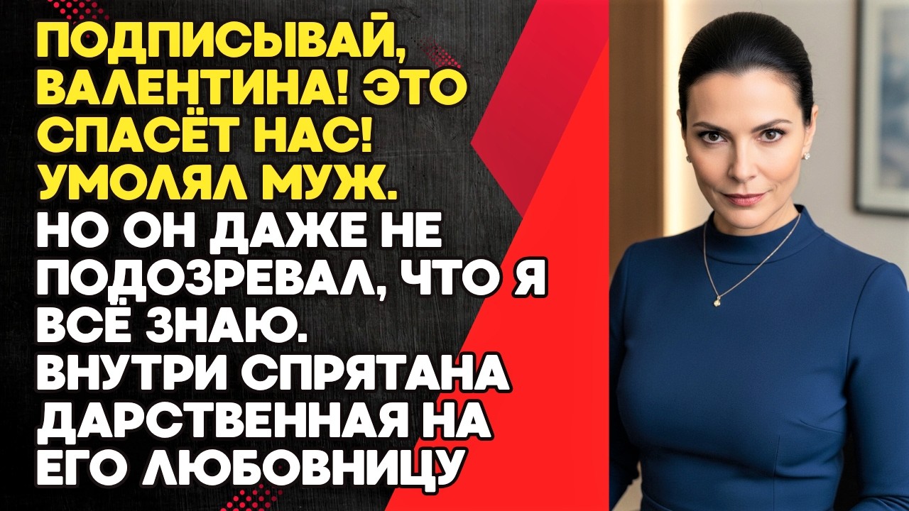 Миллионерша разыграла банкротство и муж тут же показал своё истинное лицо