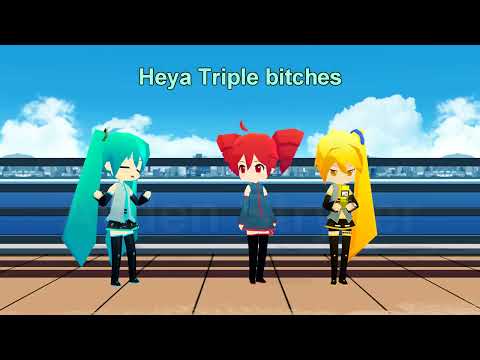 MMD Talkloid Miku S New Voicebank Ft Triple Baka Squad
