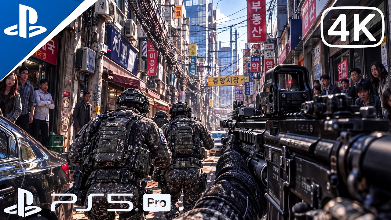 South Korea Is UNDER ATTACK (Call of Duty Modern Warfare 4) Ultra Realistic Gameplay [4K60FPS] PS5