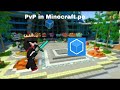 Doing PvP in Minecraft pe in cubecraft server||
