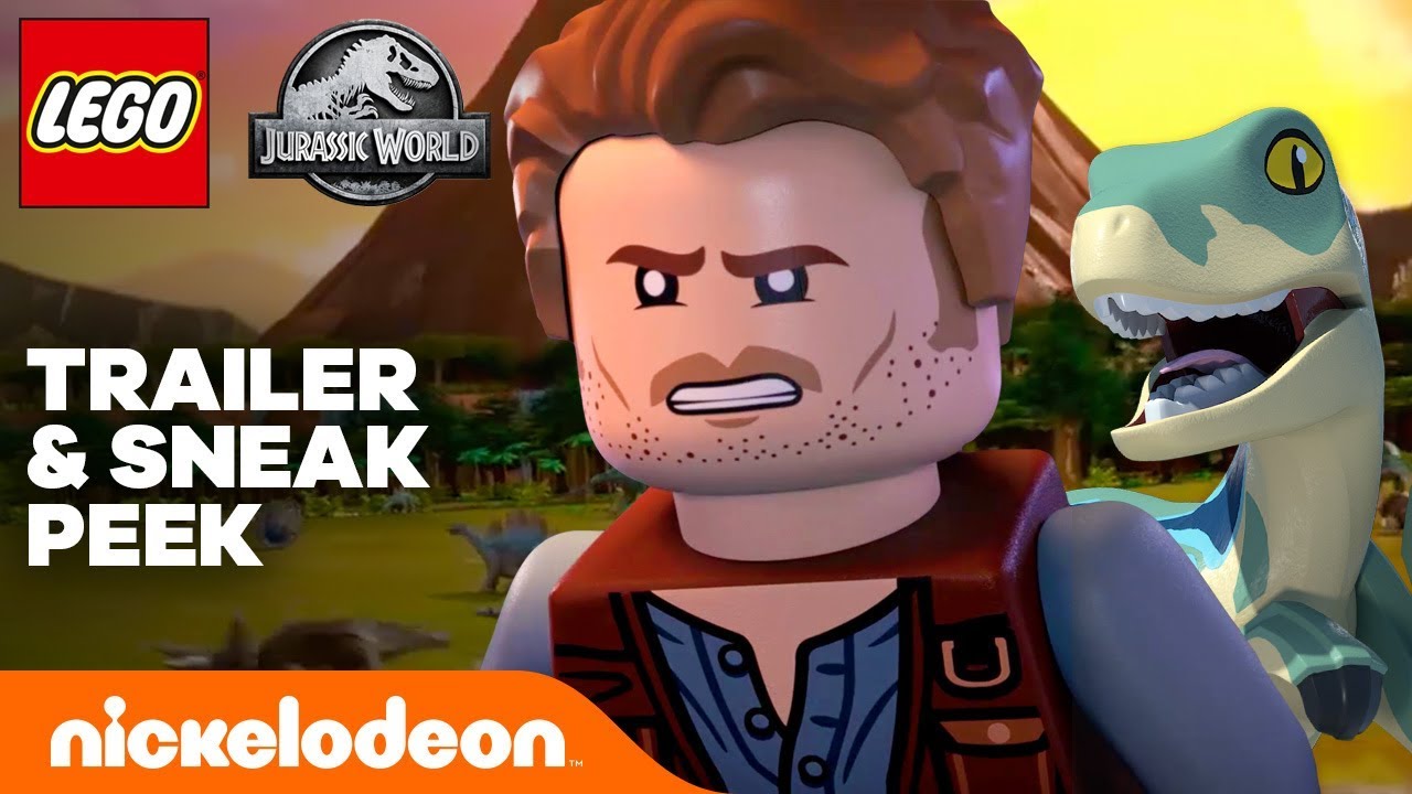 jurassic world lego cartoon