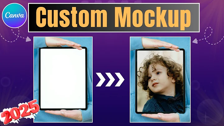 How to Create a Custom Mockup in Canva | Canva Course 2025 | Tech By Hafsa