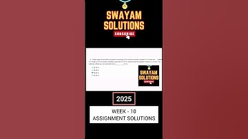 Air Pollution and Control Week 10 Assignment Solutions | SWAYAM NPTEL | JAN-MAY 2025 | SUBSCRIBE
