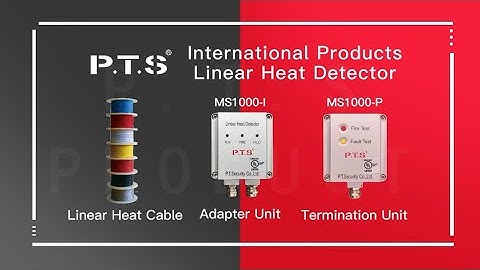 Linear heat detector in PTS brand