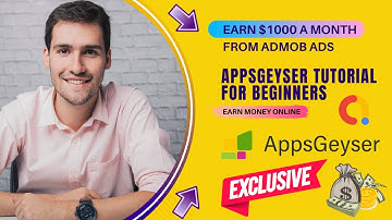 earn $1000 a month from admob ads | Appsgeyser Tutorial for beginners