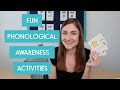 5 center activities for practicing phonological awareness