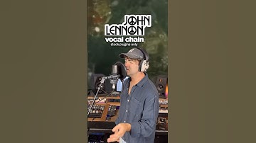 John Lennon - Happy Xmas Vocal Chain (Logic plugins ONLY) #johnlennon #vocals #producer