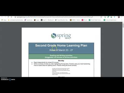Accessing Empowered Learning At-Home and mySpringISD portal