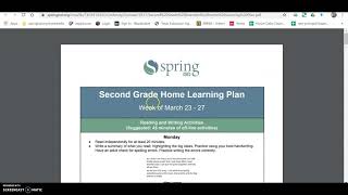 Accessing Empowered Learning At-Home and mySpringISD portal