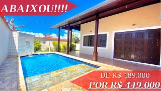 (VENDIDA) CASA COM PISCINA 100 METROS DA PRAIA POR R$ 449.000,00 | SANTA JULIA, ITANHAÉM-SP