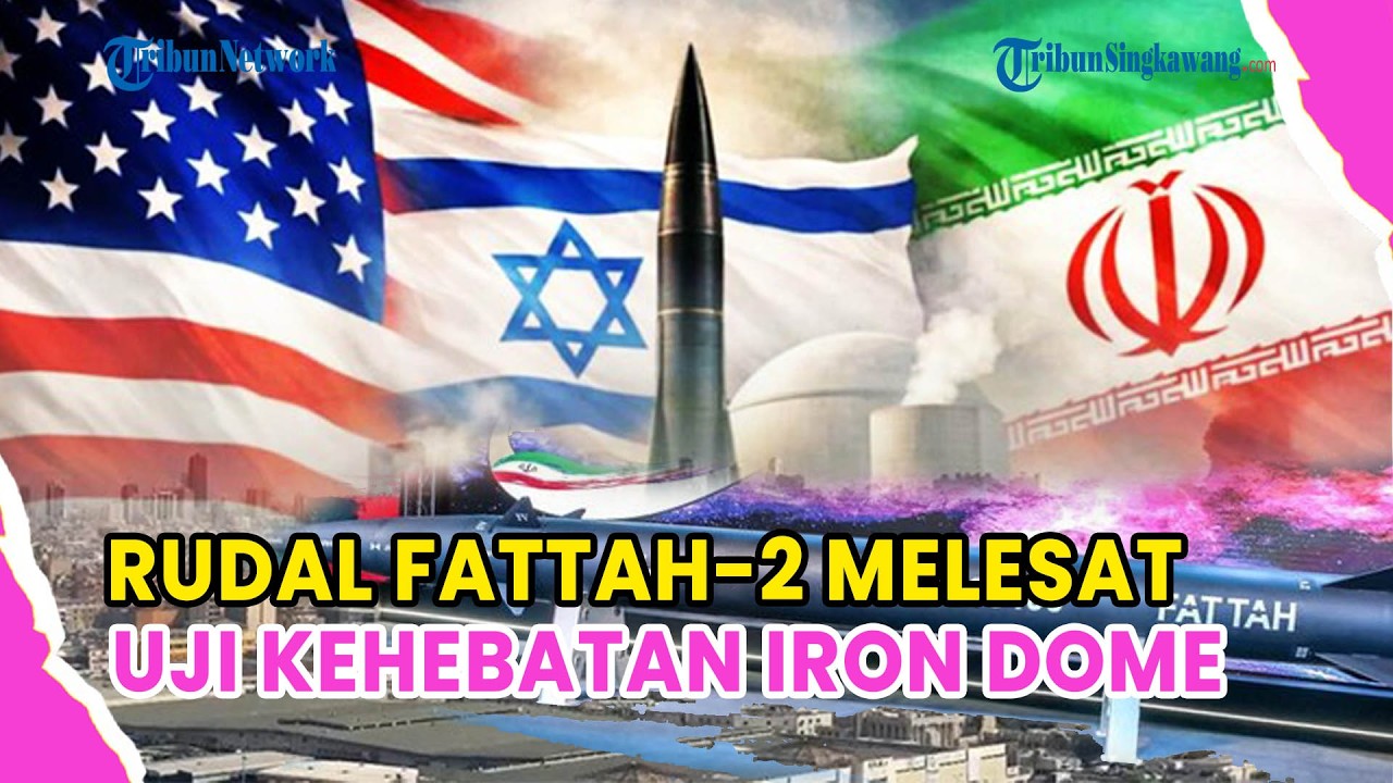 🔺RUDAL FATTAH-2 IRAN MELAJU 15 KALI KECEPATAN SUARA❗TANTANG KEHEBATAN IRON DOME