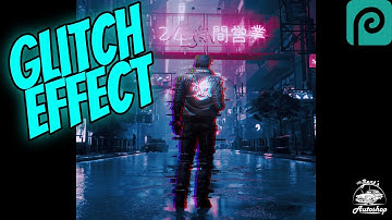 EASIEST way to make a Glitch Effect in PhotoPea - | FREE PHOTOSHOP |