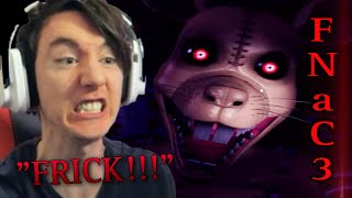 Dawko getting annoyed playing FNaC 3 (Compilation)