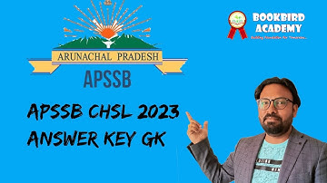 APSSB CHSL LDC 2023 ANSKEY GK.