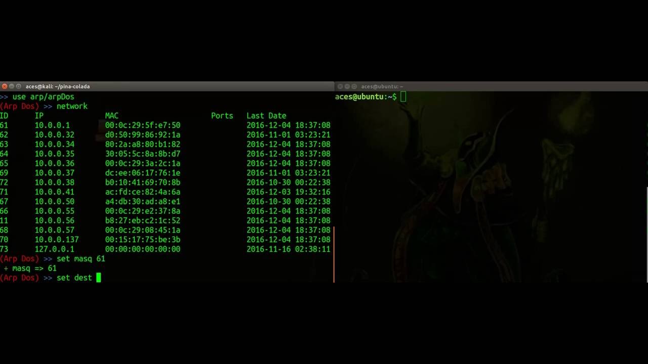 Arp DOS Attack YouTube Arp dos attack youtube