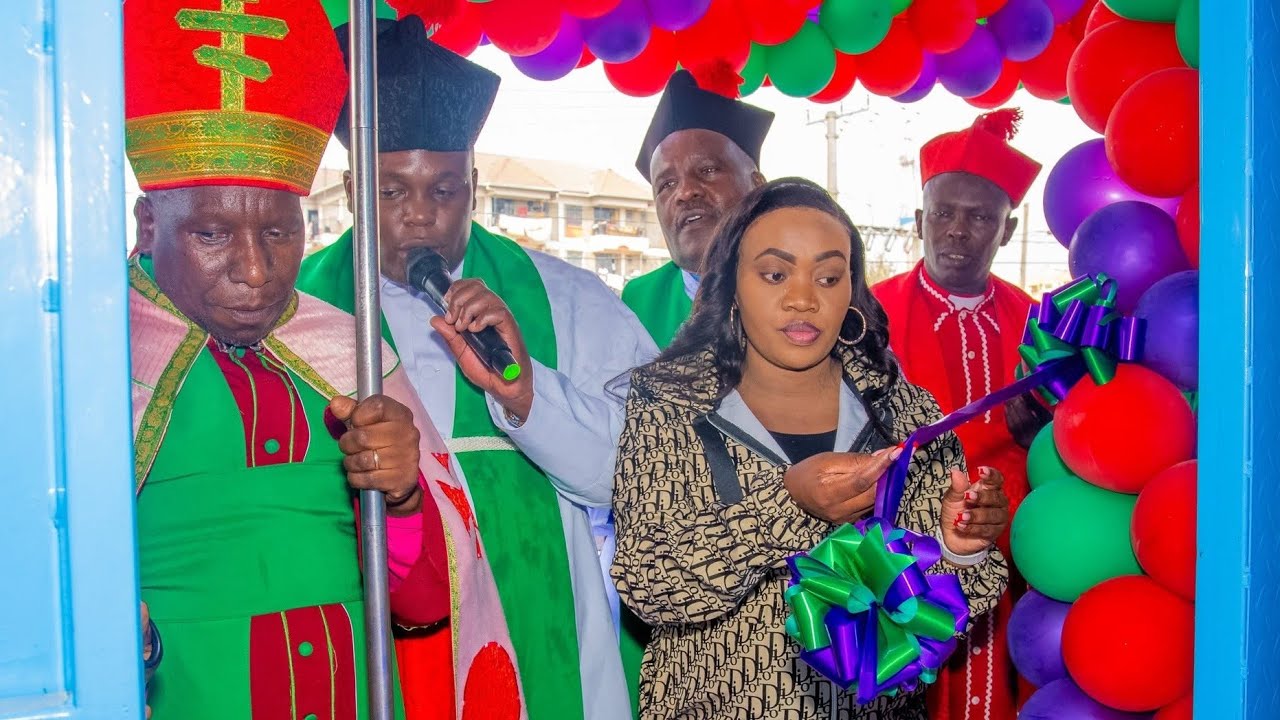 FINALLY ARCHBISHOP WANGOMBE KUHINGURA NDUKA NJIRU YA DAMA MOBILE SPARES GITHURAI BRANCH 