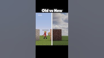 Minecraft New vs Old Textures