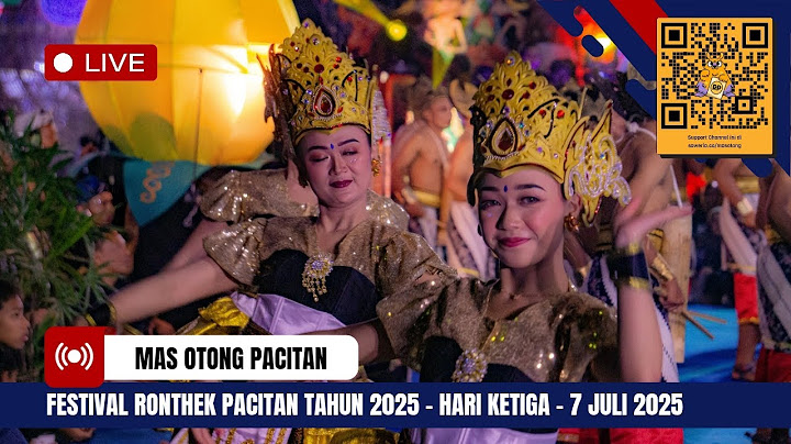 Live Konten Panggung Utama Festival Ronthek Pacitan Tahun 2025 - Hari Ketiga - 7 Juli 2025