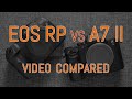 Canon EOS RP vs Sony A7 II - Video Comparison (with commentary)
