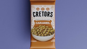 Blender 3.4.0 3D Animated Popcorn Bag