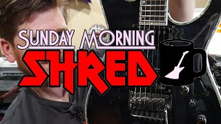 Sunday Morning Shred 2212021 Alex from Iron Age Guitar Crackle Paintjobs LTD MH 1000 review
